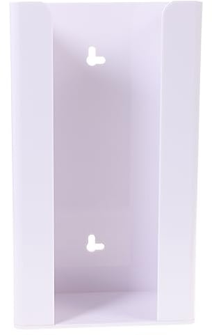 Mipcase Wall Mount Glove Dispenser Acrylic Disposable Glove Organizer Rack Tissue Boxes Shoe Cover Dispenser Emesis Bag Hair Net Holder for Laboratory Kitchen Restaurant