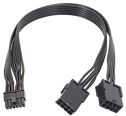 iHaospace 12 Pin to Dual 8 Pin Extension Cable,GPU Power Adapter Cable Compatible with NVIDIA RTX 3060Ti 3070 3080 3090 Graphics Card Adapter Cable