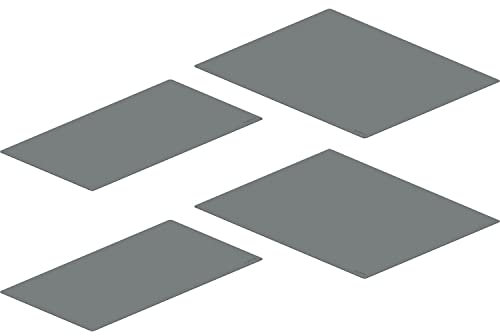 Peka Antirutschmatten Set Schubladenmatten für Küchenhochschrank Magic-Corner Standard KB 500mm, Silikon walnussgrau