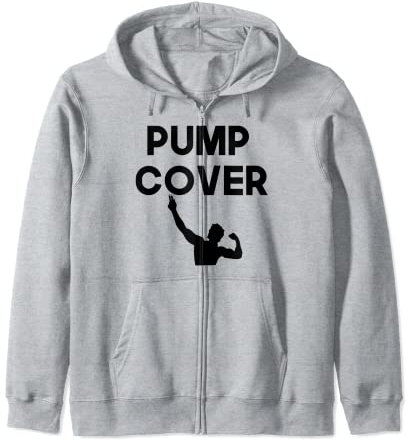 Pump Cover Trending Oversized Gym Workout Pump Cover Zip Hoodie