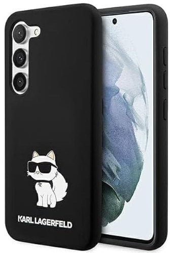 KARL LAGERFELD Hülle KLHCS23MSNCHBCK Samsung S23+ S916 schwarz silikon Choupette