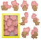 8Pcs Animals Cookie Cutters,Ttdesefu Plastic 3D Forest Animal Cookie Cutter,Biscuit Stamps Cute Cookie Mould Set for Kids Children Baking,Dough, Pastry, Donut, Fondant,Chocolate(Direct Embossing)