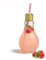 1PC Light Bulb Novelty Drinking Glasses with Straw 300ml - Ideal for Soft Drinks, Beers, Cocktails & Rum Based Long Drinks