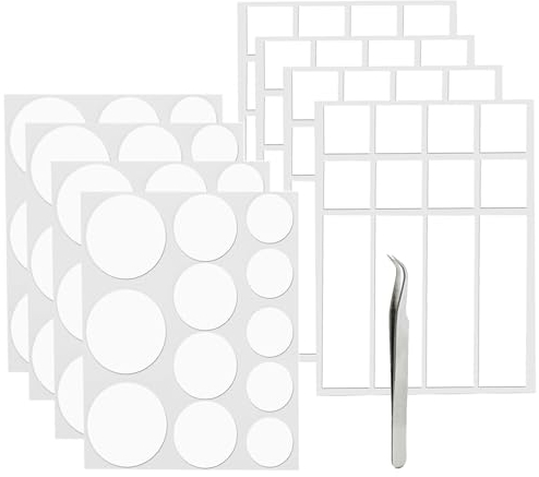Weishuo 96 Piezas Pegajosa Transparente de Doble Cara Pegatinas de Puntos sin Rastros Reutilizable Masilla Adhesiva Removible Multipropósito Cinta Adhesivo para Pegar en la Pared Paredes Fotográficas