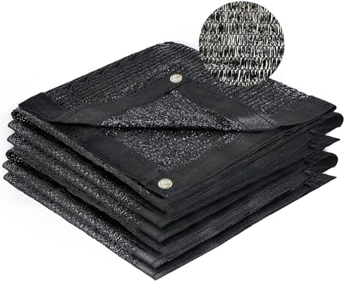 LOVE STORY Sonnenschutz Netz 1.8x3.6m Sonnensegel Schwarze，Schattiernetz HDPE UV-Beständiges Schattierungsnetz für Terrasse Pergola Balkon Garten Pflanze Gewächshaus Hühnerstall Outdoor