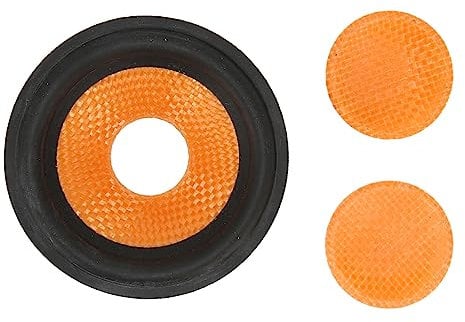 3 Inches Paper Speaker Cone Subwoofer Cones Drum Paper with Rubber Surround, Durable Material, Moisture Absorbent