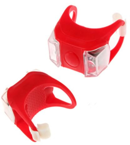 LED Kinderwagen Licht, Kinderwagenlicht Silikon, Kinderwagen Licht, Buggy Lampe, 2pcs Kinderwagenlicht, 3 Leuchtfunktionen, Wasserdichte licht kinderwagen, Kinderwagen, Outdoor, Läufer, Jogger, Rot