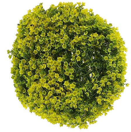 Dekorativer Grasball 1 Stück aus Kunststoff mit Realistischer Optik