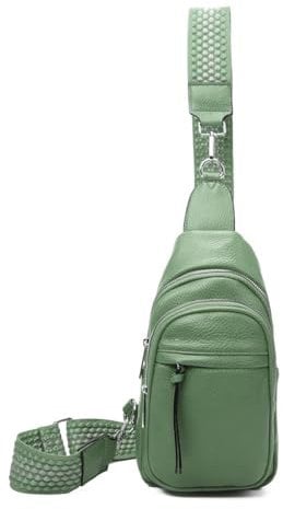 OBC Damen Bodybag Sling Tasche Rucksack Gürteltasche Crossbag Crossover Schultertasche Crossbody Brusttasche Umhängetasche Mint V1.