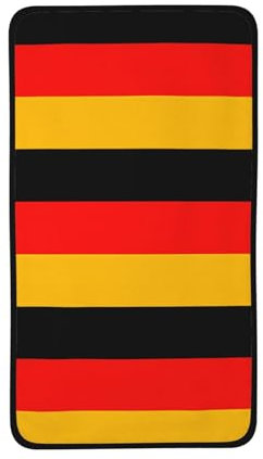 UPIKIT Saugfähiges Handtuch mit Deutschland-Flagge, Korallen-Samt, 40,5 x 71 cm, für Zuhause, Outdoor-Aktivitäten, Reisen, kreatives Geschenk