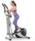 Dripex Magnetic Elliptical Cross Trainer, Hyper-Quiet Fitness Cardio Elliptical Training Machines, w/ 6KG Flywheel, 8 Resistance Levels, Pulse Monitor, LCD Monitor, Device Mount (Green)
