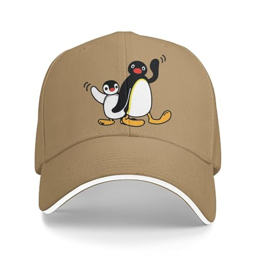 Hut Mode Unisex Sommer Mütze Sonnenblende Pingu Hip Hop Mützen Pinguin TV Spitz Hüte Gedruckt Golf Memorial Geschenk