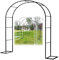 Metall Gartenbogen Laube Rankhilfe für Kletterpflanzen Hochzeit Zeremonie Party Rosenbogen Outdoor Hof Dekoration versch