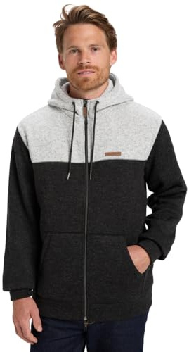 Quiksilver Herren Keller Block Zip Strickjacke (1er Pack)