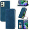 Cracedily Handyhülle für Motorola Moto G54 5G / Moto G64 5G Hülle, Klapphülle Premium Lederhülle Klappbar Flip Case Tasche Magnet Kartenfach Standfunktion Klapphülle Schutzhülle, Blaugrün