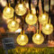 STANBOW Guirlande Solaire Exterieur, 11M 60LEDs Guirlande Lumineuse Exterieure, 8 Modes IP65 Étanche Guirlande Lumineuse Exterieure Solaire pour Jardin, Cour, Mariage, Fête, Décoration (Blanc Chaud)