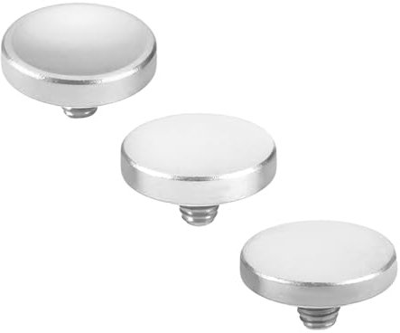 eMagTech 3 Stück Silber Aluminium Auslöser konkave konvexe flach kompatibel mit Fujifilm kompatibel mit Canon