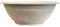DIVAS SPIRITUAL 43cm Helix Bowl Planter - Lightweight Ceramic Look Round Pot Textured Finish for Indoor Outdoor Plants (1, Powdered Beige Grey)