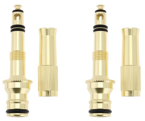 Briny River 2x Pistolet à Eau Haute Pression Réglable pour Tuyau de 13 Mm Outil de Jardin Buse de Pulvérisation Arroseur