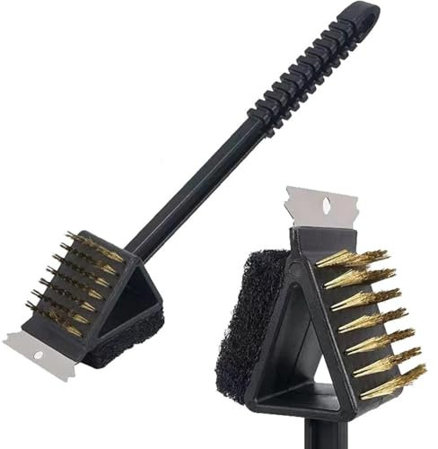 Brosse et grattoir en Fil métallique pour Barbecue Outils de Nettoyage pour Barbecue (1)