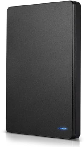Cpolebev Disque Dur Externe Mobile USB 3.0 Élevé 1 to de Stockage Disque Dur Portable pour Ordinateur Portable PC de Bureau Noir