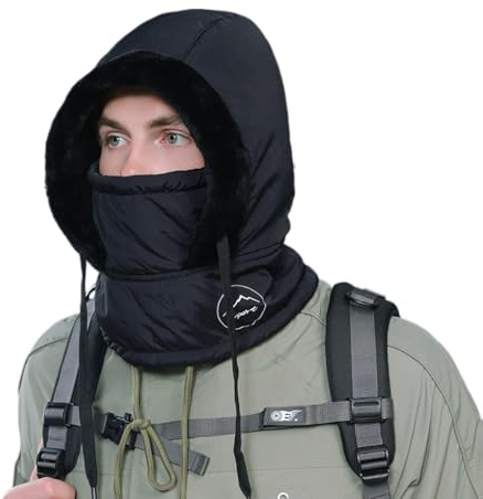 YAMEE Wintermütze Damen Thermo Wasserdicht,Sturmhaube Herren Winddicht,Skimaske für Damen Verstellbar,Winter Multifunktionale Kapuzen-Nackenwärmer für kaltes Wetter