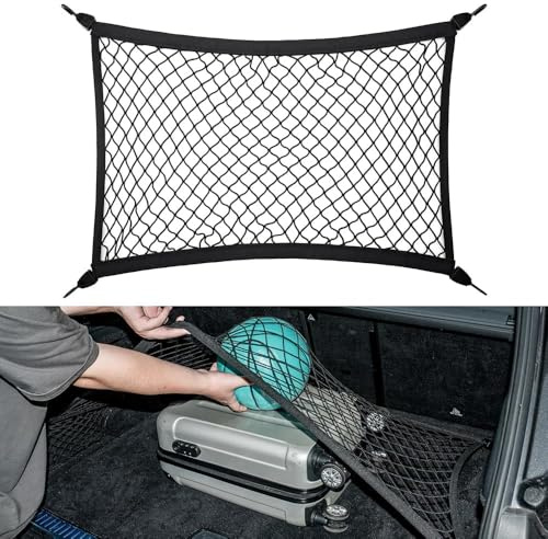 GSBNKI Gepäcknetz Auto für Skoda Kamiq 2018-2025 | Kofferraum Netz Auto, Elastisch Gepäckfixierung Trennnetz, Ladungssicherungsnetz,C