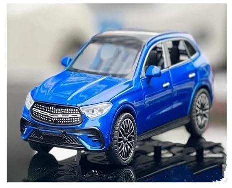 AMYALIN Modellauto Automodell 1:32 Für Benz Für GLC 400E Modellauto Aus Metallguss Sammlerstücke Modellfahrzeuge(Blau)