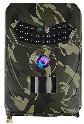 YFDGD Caméra Faune Sauvage Caméra De Chasse Photo Piège Sentier La Faune Vision Nocturne Imageur Thermique Caméras Vidéo for Scoutisme Jeu Fiable Précise(Army Green)