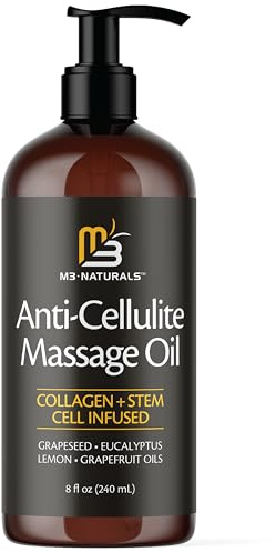 Firming Body Massage Oil with Collagen for Cellulite, 8 fl oz by M3
