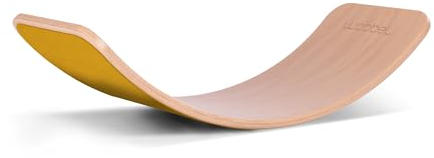 Balance-Board mit Filz Senf aus Holz - Original, inkl. WOBBEL