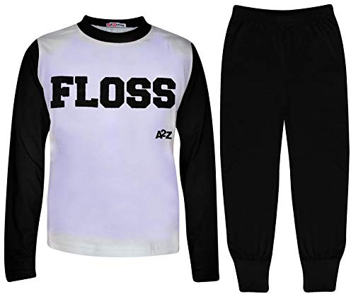 A2Z 4 Kids Unisex Pajamas Designer Trendy Fashion Loungewear - PJS Floss A2Z Black_13