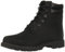 Timberland Linden Woods WP 6 Inch, Stivali alla Moda Donna, Black Nubuck, 41 EU Larga
