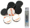 CANOPUS Dual Lock SJ3550 circles, 23 mm - Dia, 16 Pack, Waterproof Reclosable Fastener, Extra Strong Self Adhesive Picture Hanging Pads, Ideal for Wall, Metal, Wood, Plastic, Glass