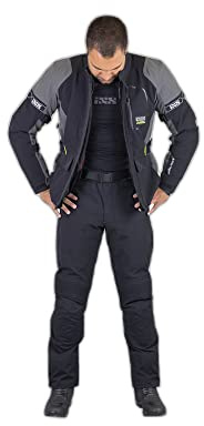 IXS Laminat ST-Plus Motorrad Textilhose, schwarz, L