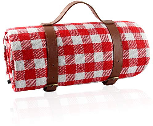 Esportic Picknickdecke, Picknickdecke, 150 x 200 cm, Picknickdecke, Stranddecke, Anti-Sand, groß, faltbar, tragbar, wasserdicht, für Garten, Camping, Strand (E)