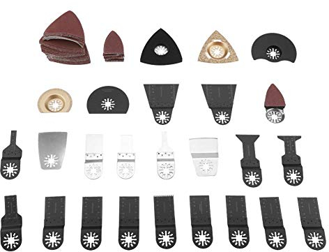 Sägeblätter Kit, 100 tlg Oszillierendes Zubehör Set Multifunktionswerkzeug Geeignet Zubehör Set für, Fein Multimaster DIY-Werkzeug