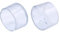 Flyshop Lot de 12 Embouts Ronds en PVC Anti-Rayures pour Pieds de Chaise 3,5 cm, 35 mm Transparent
