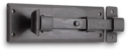 Fish Tail Door Bolts 6 Hand Forged Blacksmith Traditional Vintage Door Slide Bolt (Choose from 2 Options Straight & Cranked) (Straight)