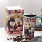 DUSVALLY Coffee Ceramic Mug Porcelain Latte Tea Cup with Lid,Handle and Gift Box Latte Mug,17oz,Cat
