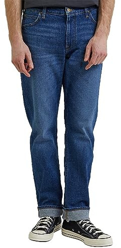 LEE Men's Jeans West, Regular Straight Fit, Straight Leg