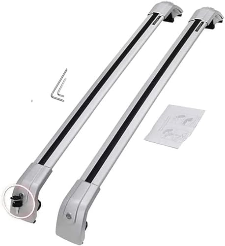 Relingträger Dachträger Dachgepäckträger für Mercedes Benz C-Klasse S205 Estate 2015-2019, Eloxiertem Aluminium Fahrradträger Dachboxen Offener Dachreling Dachgepäckablage