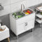 Fregadero De Cocina De Piedra De Cuarzo, Fregadero Cocina 2 Seno,Fregadero De Servicio Negro,fregadero De Cocina Comercial,Pila De Lavar,para Garaje,restaurante,cocina,lavadero,interior Y Exterior ( C