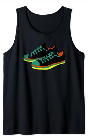 Künstlerisches Sneaker-Schuh-Design Tank Top