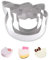 DIKARIYA Tortenring Edelstahl Set, 3 Stück Backform Kuchenring Backrahmen Cake Ring 10/15 /20 cm, Backring Form Feste Tortenform Torten Zubehör für Kuchen Moussekuchen Creme Schicht Gebäck