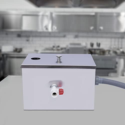 Séparateur de graisse en acier inoxydable avec dispositif d'arrêt automatique, haute efficacité et nettoyage facile - Idéal pour le traitement des eaux usées d'huile minérale, d'huile animale et