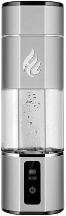 Botella generadora de Agua de hidrógeno H2,Vaso ionizador de Doble cámara SPE y PEM,Vaso de hidrógeno de Alta concentración súper saturado 5000PPB