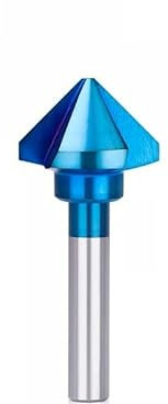 1 STÜCK Anfasschneider 3 Flöten 90 Grad Senker Bohrer 4,5-50mm HSS Stahl Holz Metall Lochschneider Metall Bohrwerkzeuge (Color : 8.3mm)