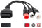 Vegena Cavo Diagnostico OBD2, 3 Pin + 4 Pin + 6 Pin A OBD 16 Pin, Connettore Adattatore da OBD2 A Presa Accendisigari, Pratico Cavo di Collegamento Diagnostico OBD Strumenti Diagnostici del Sistema
