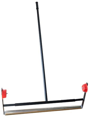PAD ‘N PROTECT Improved Carpet Protector Film Protection Applicator, Adjustable 24”-36” Width, Fits 1.5”-3” Core, Extra Strong Handle & Joints, Durable Carpet Shield with Manual, Easy Installation